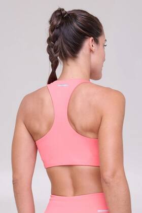 Imagem de Top Authen Essential Run Nadador Stamina - feminino - coral