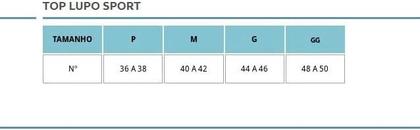 Imagem de Top Basic Lupo Alta Sustentação Academia Com Bojo Removível - Lupo -71856