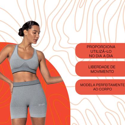 Imagem de Top Básico Original Trifil Sem Costura Sport Sem Bojo e Sem Aro Academia Feminino