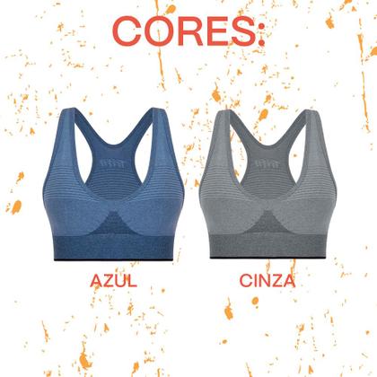 Imagem de Top Básico Original Trifil Sem Costura Sport Sem Bojo e Sem Aro Academia Feminino