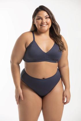 Imagem de Top Biquíni Fixo com Alças Reguláveis Sem Bojo