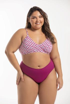 Imagem de Top Biquíni Fixo com Alças Reguláveis Sem Bojo