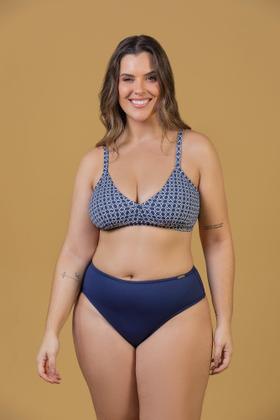 Imagem de Top Biquíni Fixo com Alças Reguláveis Sem Bojo