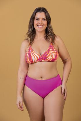 Imagem de Top Biquíni Fixo com Alças Reguláveis Sem Bojo