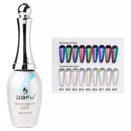 Imagem de Top Coat Camaleão Unhas Gel 15ml - Dafu