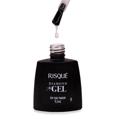 Imagem de Top Coat Fixador Risqué Diamond Gel Cremoso 9,5ml
