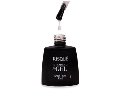 Imagem de Top Coat Risqué Diamond Gel Fixador - Cremoso Hipoalergênico 9,5ml