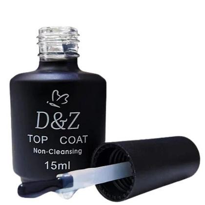 Imagem de Top Coat Selante Unhas Preto 15ml - D&Z