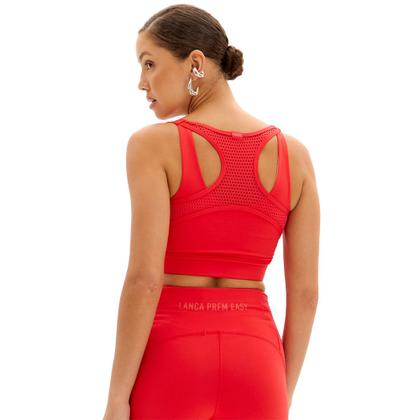 Imagem de Top Cropped Easy Lança Perfume Sport Pr25 Vermelho Feminino