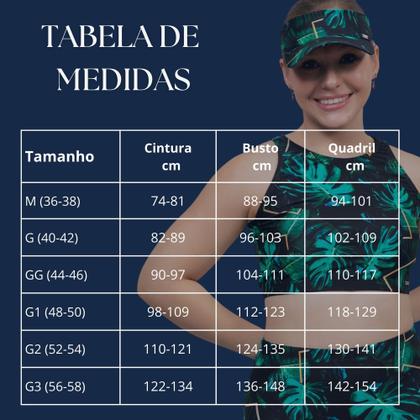 Imagem de Top Cropped Feminino Piscina Praia Fitness Com Bojo Estampado Digital UV50+