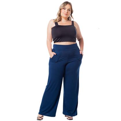Imagem de Top Cropped Mônica Suplex Com Alça Larga Feminino Plus Size 1158