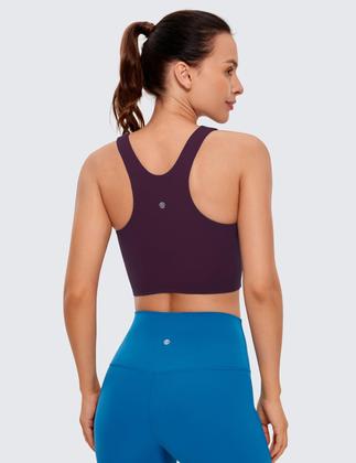Imagem de Top CRZ YOGA Butterluxe com Decote Alto e Costas Nadador Roxo M