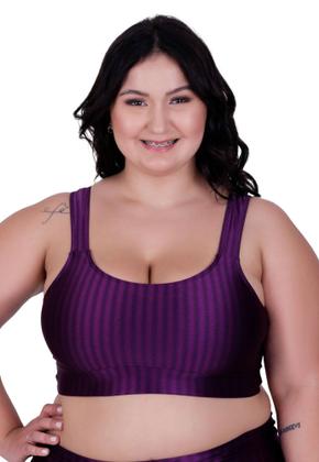 Imagem de Top de Academia Grande Plus Size New Zig 3D Liso 46 48 50- c7 NICOLE PLUS