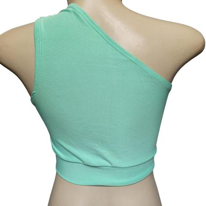 Imagem de Top de um ombro só com bojo removivel suplex fitness Treino