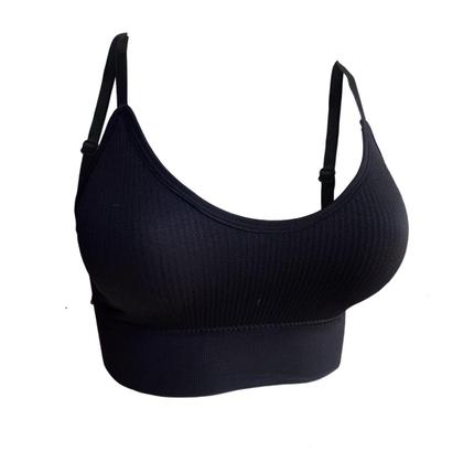 Imagem de Top Feminino Academia Fitness Alça Ajustável Básico Com Bojo