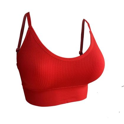 Imagem de Top Feminino Academia Fitness Alça Ajustável Básico Com Bojo