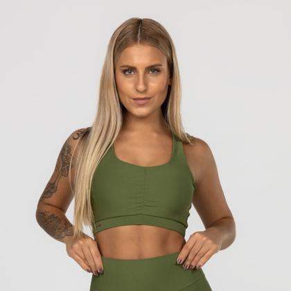 Imagem de Top Feminino Academia Poliamida Compressão com Bojo