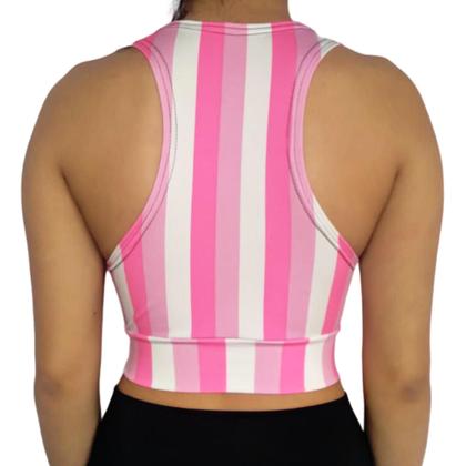 Imagem de Top Feminino Regata Justo Barra Estampas Sortidas Suplex Pp ao Plus Size