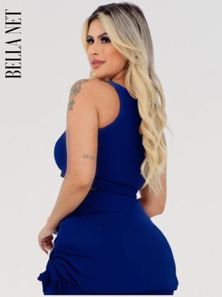 Imagem de Top feminino suplex academia Fitness costas nadador alças grossa premium