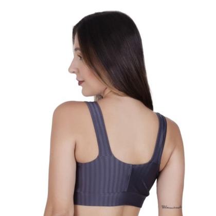 Imagem de Top Fitness com Bojo Removível 3D Cropped Academia Sustentação -c7 TOP NICOLE