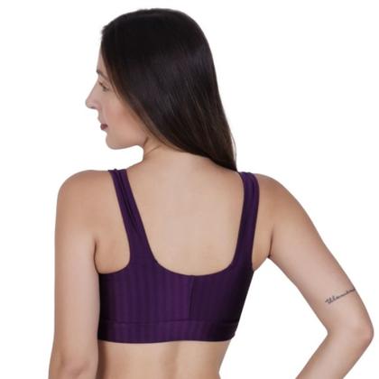 Imagem de Top Fitness com Bojo Removível 3D Cropped Academia Sustentação -c7 TOP NICOLE