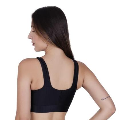 Imagem de Top Fitness com Bojo Removível 3D Cropped Academia Sustentação -c7 TOP NICOLE