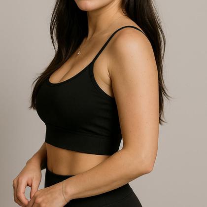 Imagem de Top Fitness Corrida Bojo Removível Compressão Envio Rápido