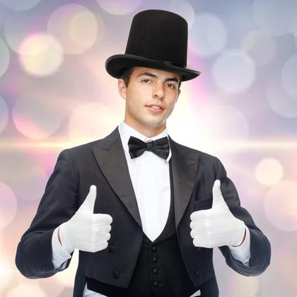 Imagem de Top Hat Pumtus Funny Party Stovepipe Vampire Costume Hat x2