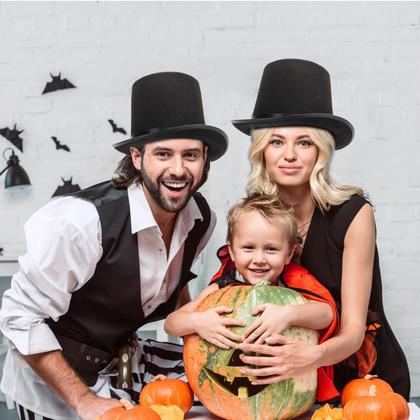 Imagem de Top Hat Pumtus Funny Party Stovepipe Vampire Costume Hat x2