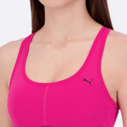 Imagem de Top Nadador Puma com Bojo Removível Feminino Rosa