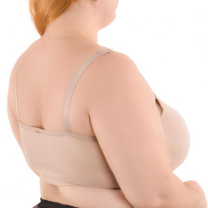 Imagem de Top Plus Size Em Algodão Com Bojo Removível Santa Passion