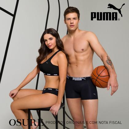 Imagem de Top Puma C/ Bojo Removível Feminino Alta Sustentação Academia Fitness Nadador Com Sustentação