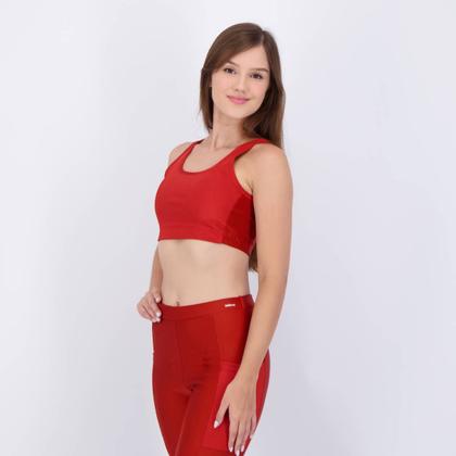 Imagem de Top Selene Com Recorte e Bojo Removível Feminino Vermelho