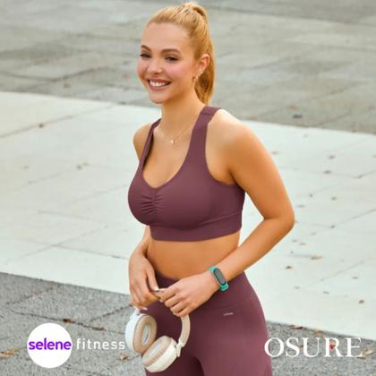 Imagem de Top Selene Sem Costura Esportivo Microfibra S/ Bojo Reforçado Nadador Alta Sustentação Fitness Academia Corrida 20905