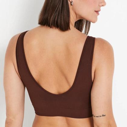Imagem de Top Sutop Cropped Sport Sem Bojo e Aro Decote em V Liz 71303