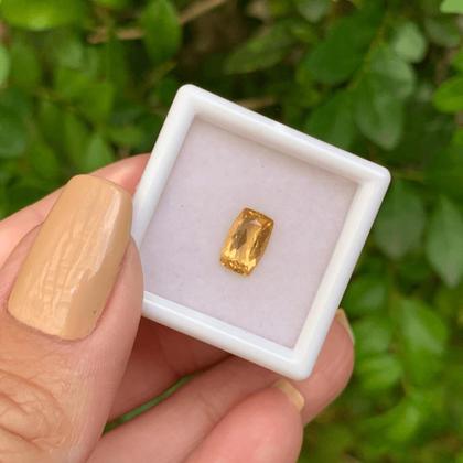Imagem de Topázio Imperial Amarelo Cushion 1,13ct (1)