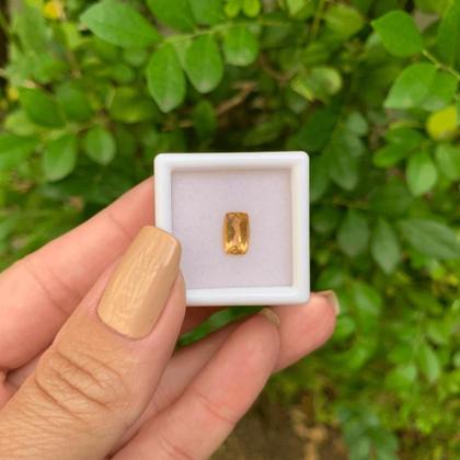 Imagem de Topázio Imperial Amarelo Cushion 1,13ct (1)