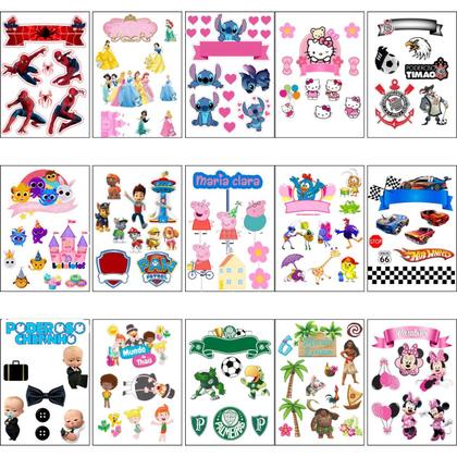 Imagem de Topo Bolo Personalizado Todos os Temas e Pronto Entrega