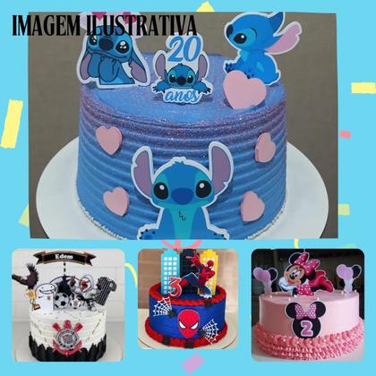Imagem de Topo Bolo Personalizado Todos os Temas e Pronto Entrega