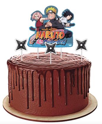 Imagem de Topo para bolo Festa Naruto 4 Festcolor - Inspire sua Festa Loja