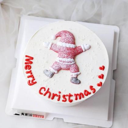 Imagem de Topper de Bolo de Natal com Papai Noel - Decoração para Bolos e Cupcakes (2024/2025)