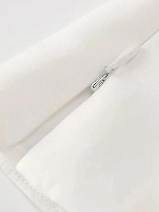 Imagem de Tops bustier sem alças com arcos para mulheres, pescoço reto, zíper lateral, camis femininos, moda