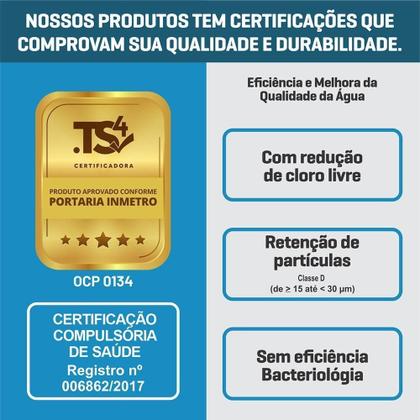 Imagem de Torneira Abs Filtro Colorflex Preta 1/4 De Volta 2167 C70