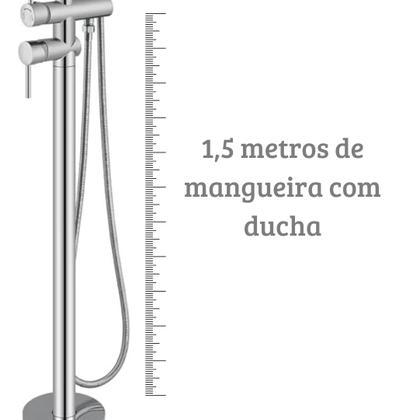 Imagem de Torneira Banheira Monocomando Piso Para Ofurô Mixx Imports