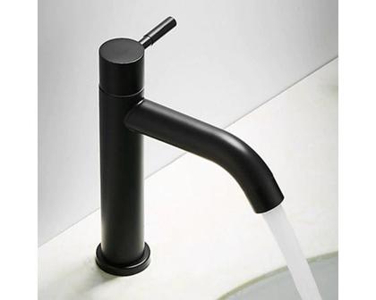 Imagem de Torneira Banheiro BWC Lavabo Roma Preta Maximametais
