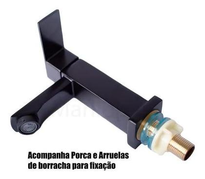Imagem de Torneira Banheiro Inox Luxo Quadrada ¼ De Volta Toda Metal - Premium