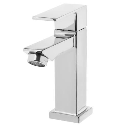 Imagem de Torneira Banheiro Lavabo Pia Cuba Luxo Cromada 1/4 de Volta- Fino Inox
