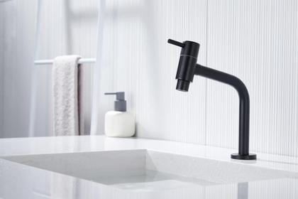 Imagem de Torneira Banheiro Lavatório Link Cuba Bica Baixa Abs AA05P Doan