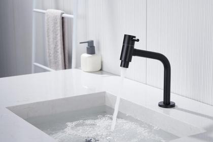 Imagem de Torneira Banheiro Lavatório Link Cuba Bica Baixa Abs AA05P Doan