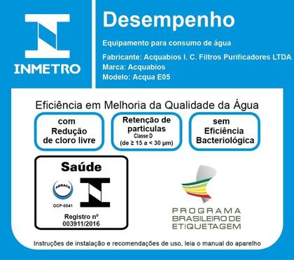 Imagem de Torneira Bica Móvel com Filtro Acquabios QS e05 Cores